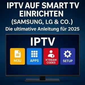 IPTV Smart TV einrichten 2025 – Anleitung for Samsung, LG, Android TV med M3U og Xtream